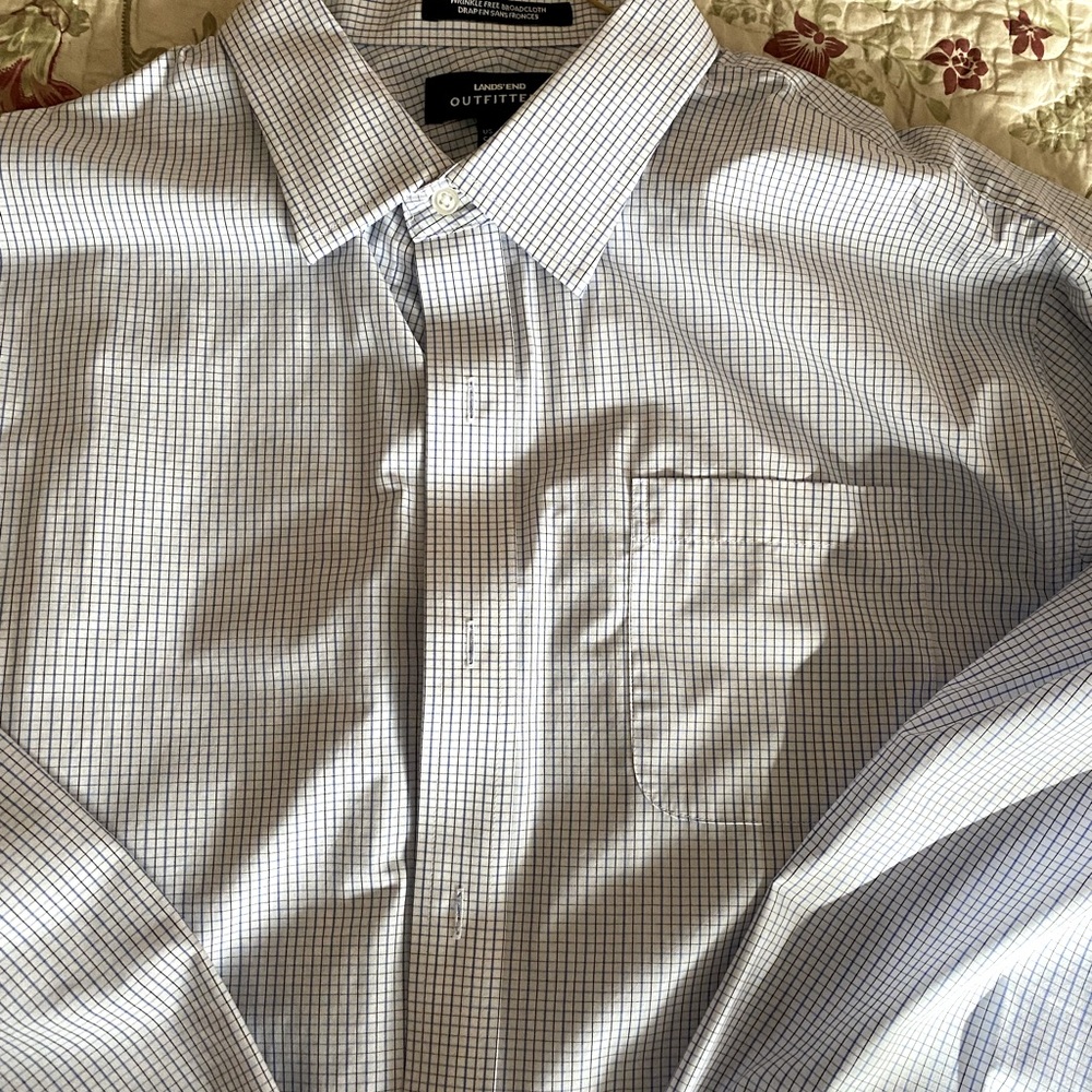 Land’s End Men’s Dress Shirt XL